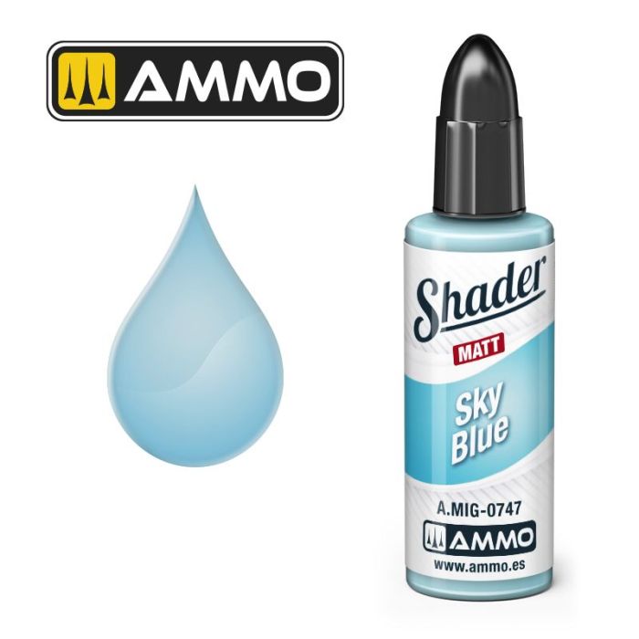 SHADER MATT SKY BLUE JAR 10ML A.MIG-0747