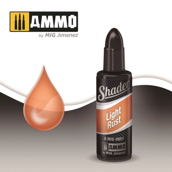 SHADER LIGHT RUST JAR 10ML ALT. MIG0723 ** A.MIG-0851