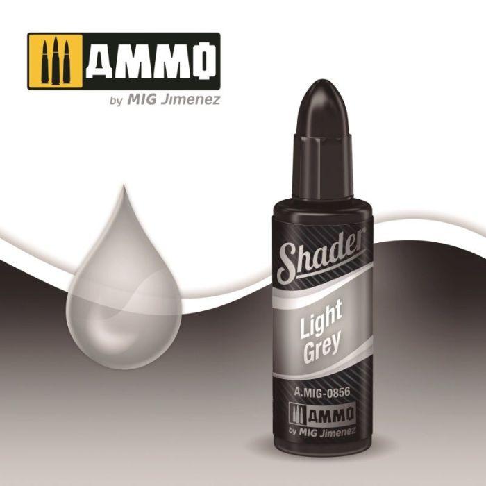 SHADER LIGHT GREY JAR 10ML ALT. MIG0754 ** A.MIG-0856