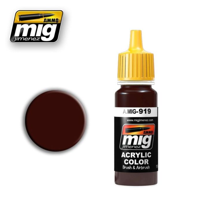 ACRYLIC COLOR RED PRIMER DARK BASE JAR 17ML ** A.MIG-0919