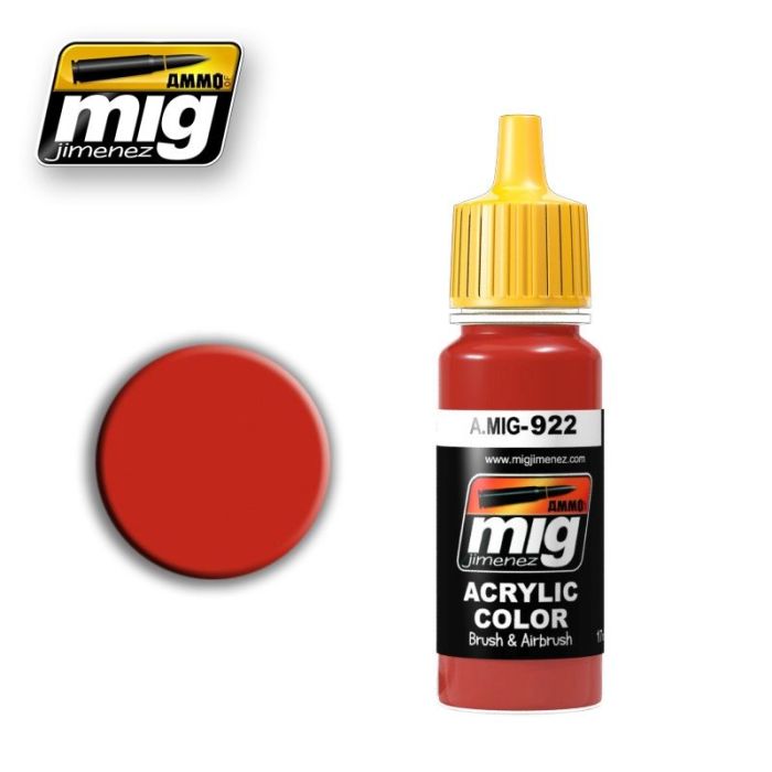 ACRYLIC COLOR RED PRIMER HIGH LIGHTS JAR 17ML** A.MIG-0922