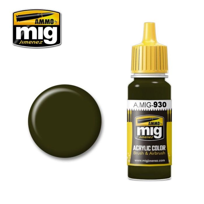 ACRYLIC COLOR RUSSIAN SHADOW JAR 17ML ** A.MIG-0930