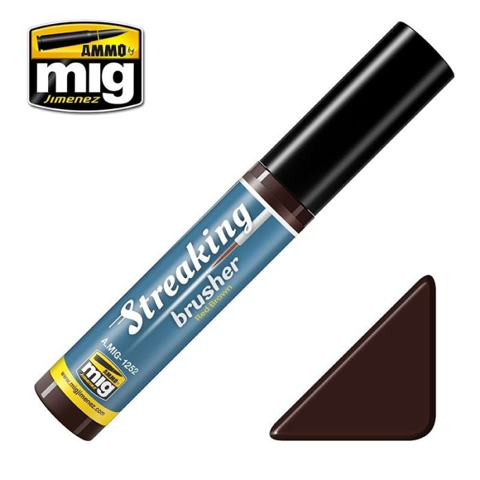 STREAKINGBRUSHER RED BROWN JAR 10 ML A.MIG-1252