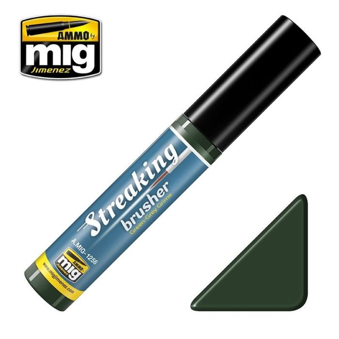 STREAKINGBRUSHER GREEN-GREY GRIME JAR 10 ML A.MIG-1256