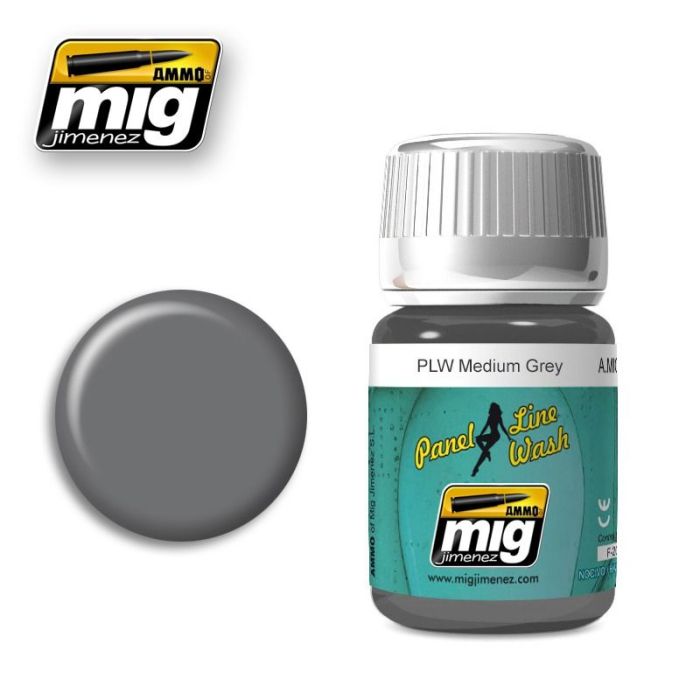 PANEL LINE WASH MEDIUM GREY JAR 35 ML A.MIG-1601