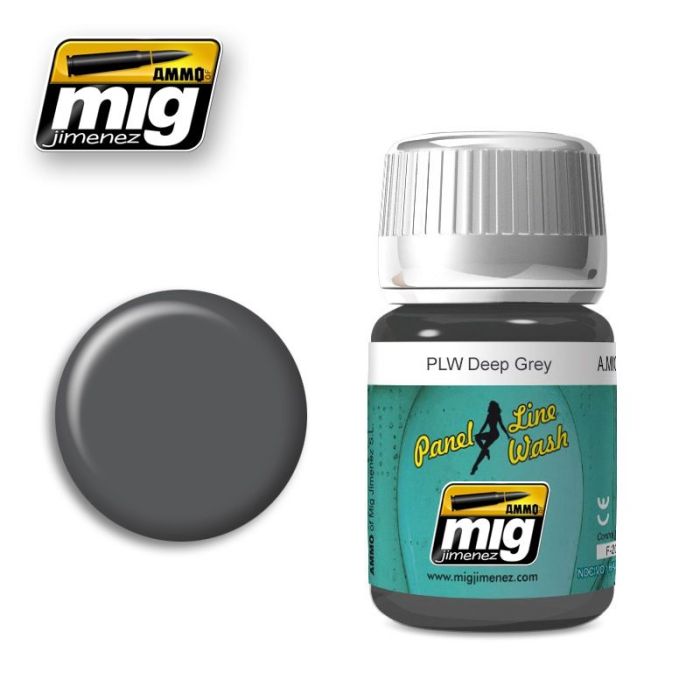PANEL LINE WASH DEEP GREY JAR 35 ML A.MIG-1602