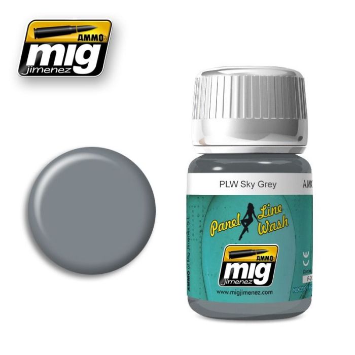 PANEL LINE WASH SKY GREY JAR 35 ML A.MIG-1607