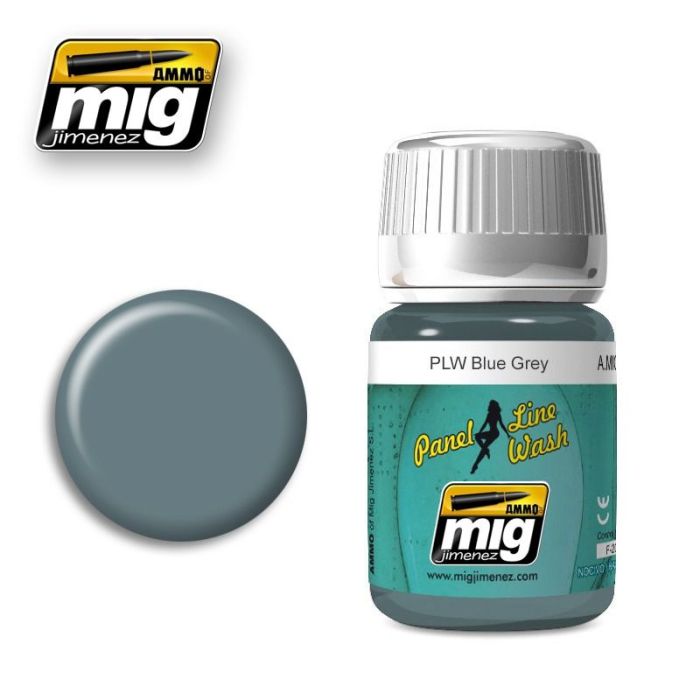 PANEL LINE WASH BLUE GREY JAR 35 ML A.MIG-1613
