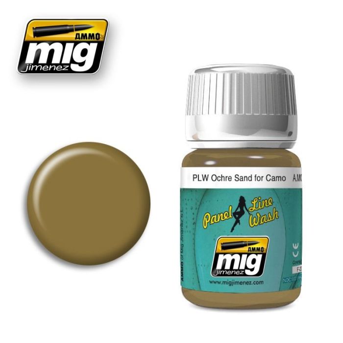 PANEL LINE WASH OCHRE FOR SAND CAMO JAR 35 ML A.MIG-1622