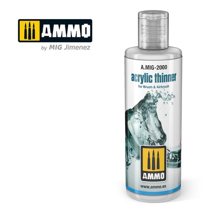 ACRYLIC THINNER JAR 60 ML A.MIG-2000