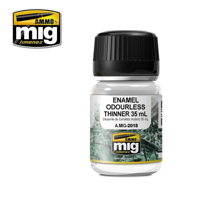 ENAMEL OUDERLESS THINNER JAR 35 ML A.MIG-2018