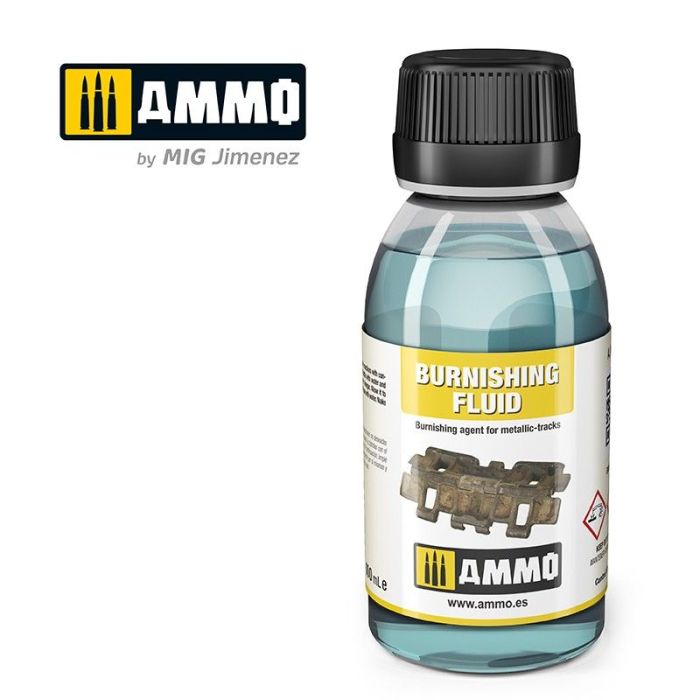 METALLIC TRACKS BURNISHING FLUID JAR 100 ML A.MIG-2020