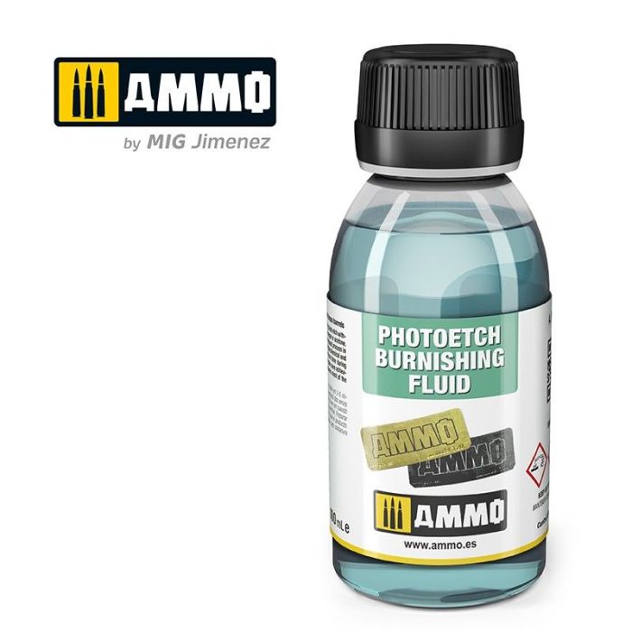 PHOTOETCH BURNISHING FLUID JAR 100 ML A.MIG-2021