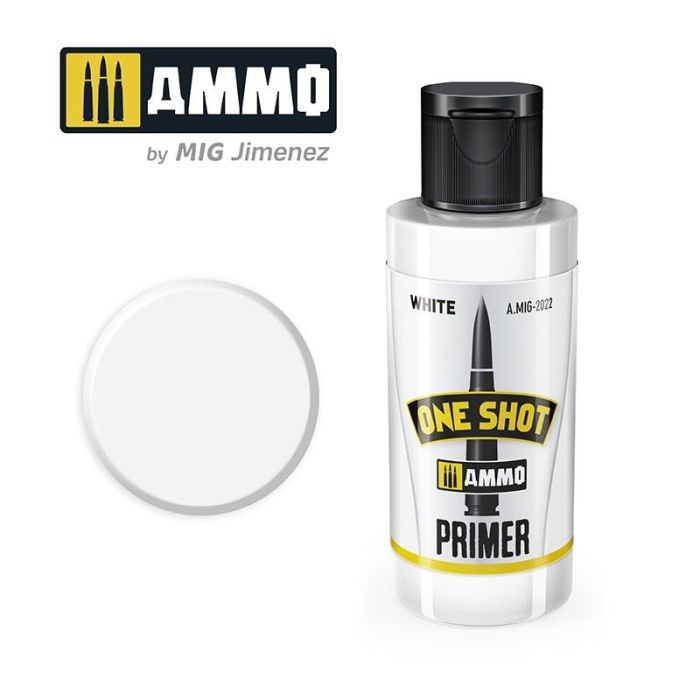ONE SHOT PRIMER WHITE JAR 60 ML A.MIG-2022