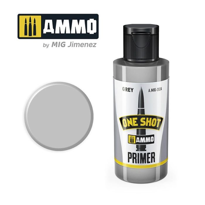 ONE SHOT PRIMER GREY JAR 60 ML A.MIG-2024