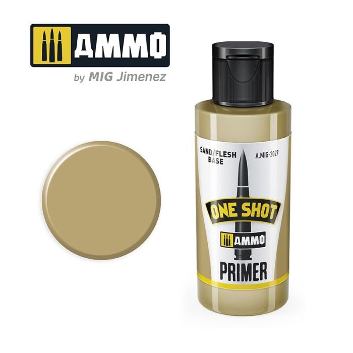 ONE SHOT PRIMER SAND / FLESH BASE JAR 60 ML A.MIG-2027