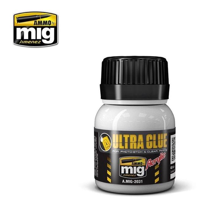 ULTRA GLUE - ETCH CLEAR PARTS JAR 40 ML A.MIG-2031
