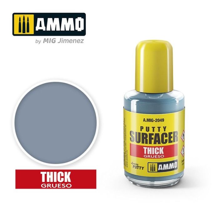 MR. PUTTY SURFACER - THICK 30 ML JAR A.MIG-2049