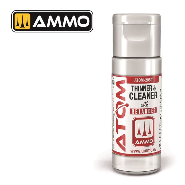 ATOM THINNER AND CLEANER WITH RETARDER 20 ML ATOM-20501