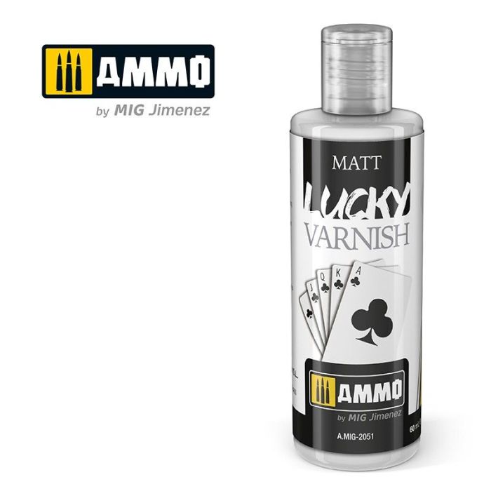 LUCKY VARNISH MATT JAR 60 ML A.MIG-2051
