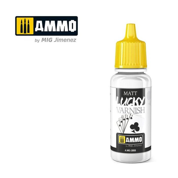 LUCKY VARNISH MATT JAR 17 ML A.MIG-2055