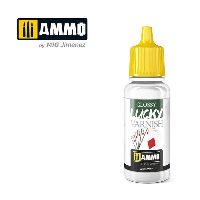 LUCKY VARNISH GLOSSY JAR 17 ML A.MIG-2057