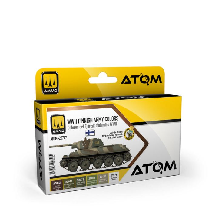 ATOM WWII FINNISH ARMY COLORS SET (05/25) * ATOM-20747