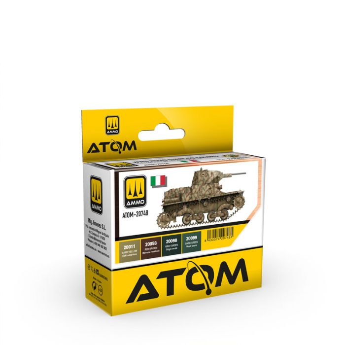 ATOM WWII REGIO ESERCITO COLORS SET (05/25) * ATOM-20748