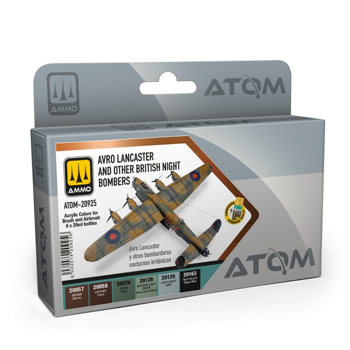 ATOM AVRO LANCASTER AND OTHER NIGHT BOMBERS SET ATOM-20925