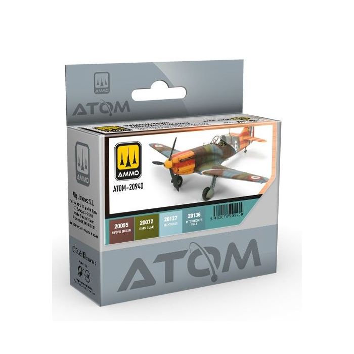 ATOM FRENCH WWII AIRCRAFT COLOURS SET ATOM-20939