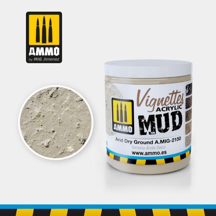 VIGNETTES ACRYLIC ARID DRY GROUND 1 JAR 100ML A.MIG-2150