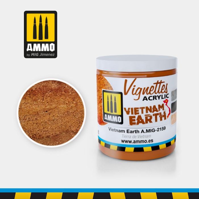 VIGNETTES ACRYLIC VIETNAM EARTH 1 JAR 100ML A.MIG-2159