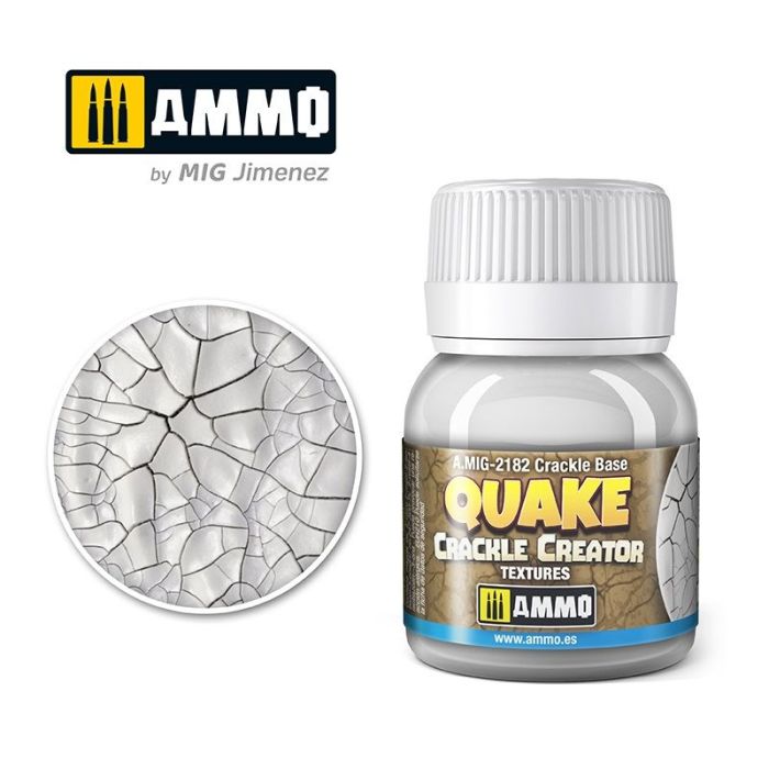 QUAKE CRACKLE CREATOR TEXTURES CRACKLE BASE 40ML JAR A.MIG-2182