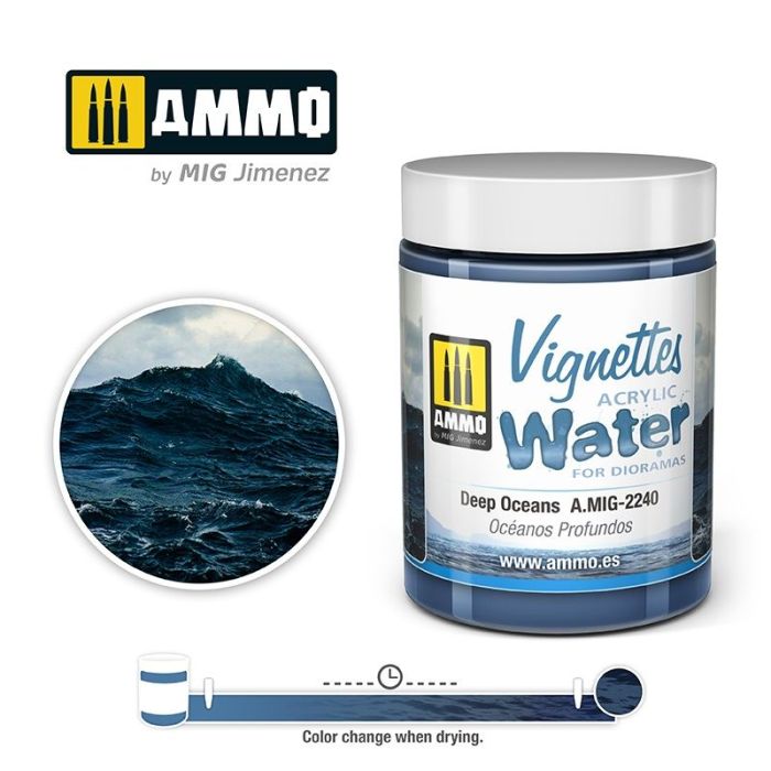 ACRYLIC TEXTURE DEEP OCEANS 100ML JAR A.MIG-2240