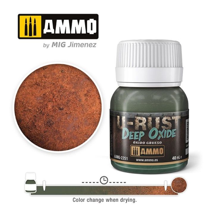 U-RUST DEEP OXIDE JAR 40 ML A.MIG-2251
