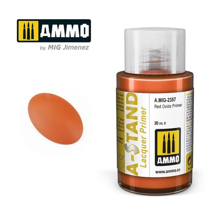 AMMO A-STAND RED OXIDE PRIMER 30ML JAR A.MIG-2357