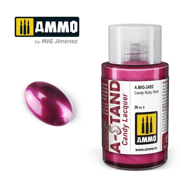 AMMO A-STAND CANDY RUBY RED 30ML JAR A.MIG-2452