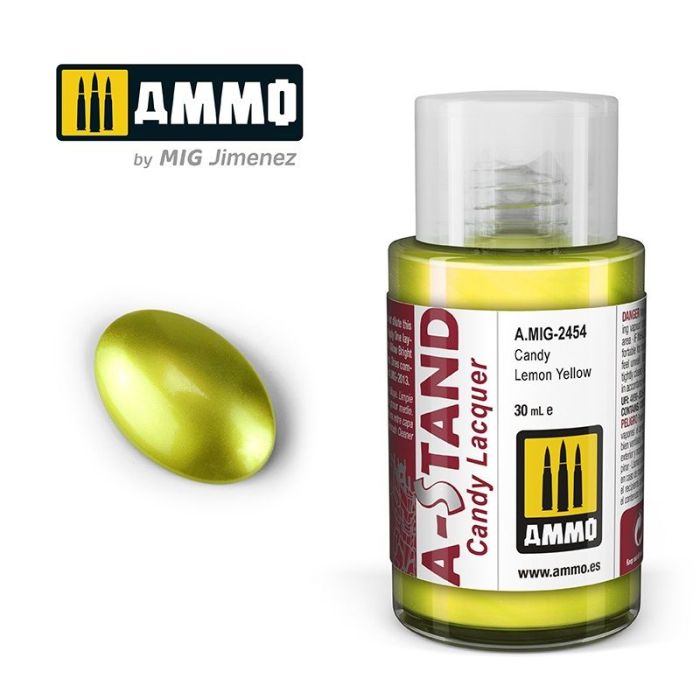 AMMO A-STAND CANDY LEMON YELLOW 30ML JAR A.MIG-2454