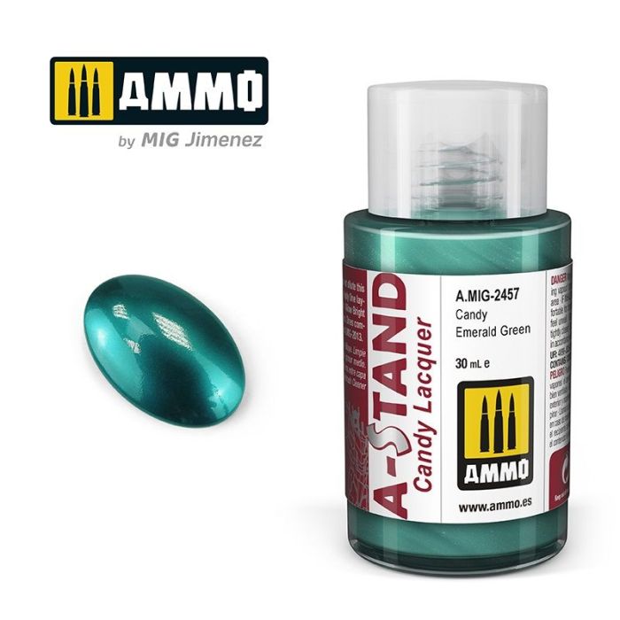 AMMO A-STAND CANDY EMERALD GREEN 30ML JAR A.MIG-2457