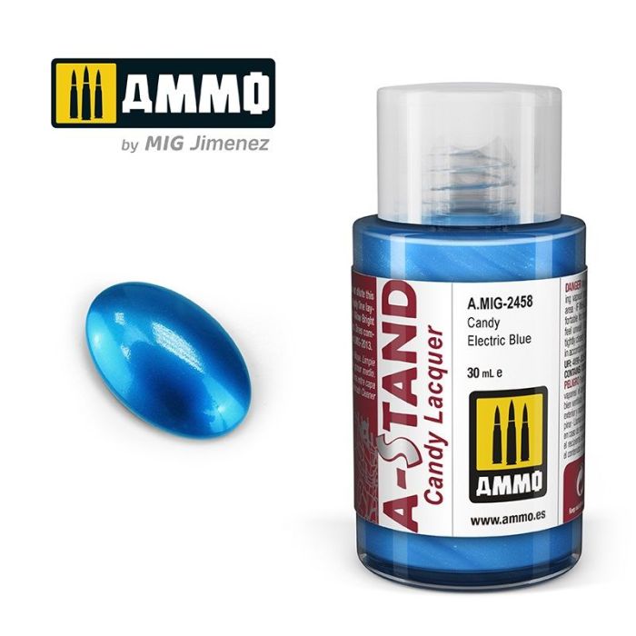 AMMO A-STAND CANDY ELECTRIC BLUE 30ML JAR A.MIG-2458