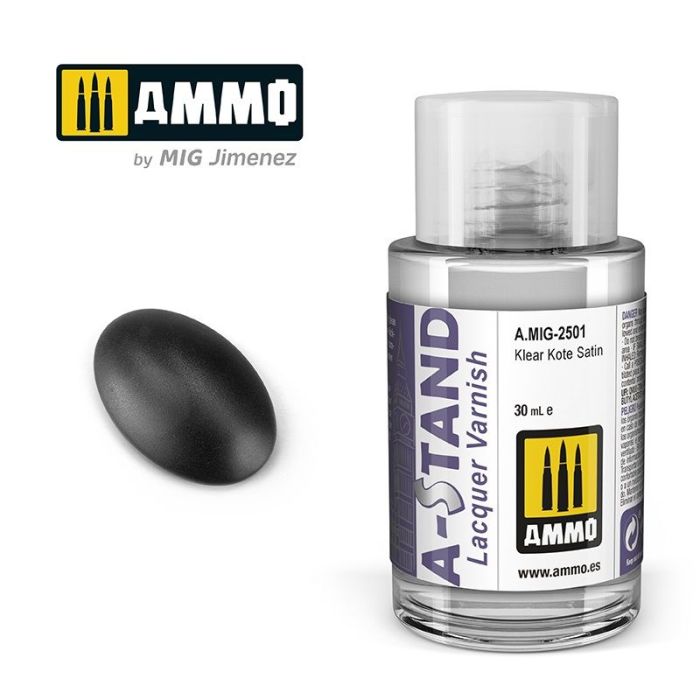 AMMO A-STAND KLEAR KOTE SATIN 30ML JAR A.MIG-2501