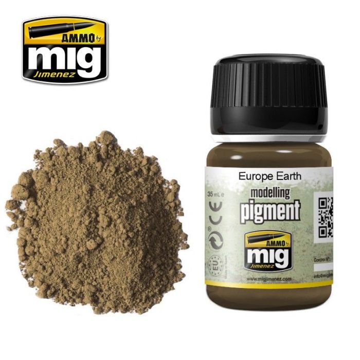 SUPERFINE PIGMENT EUROPE EARTH JAR 35 ML A.MIG-3004