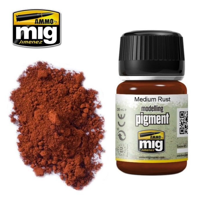 SUPERFINE PIGMENT MEDIUM RUST JAR 35 ML A.MIG-3005