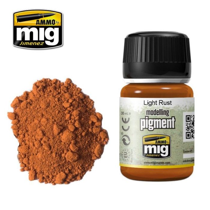 SUPERFINE PIGMENT LIGHT RUST JAR 35 ML A.MIG-3006