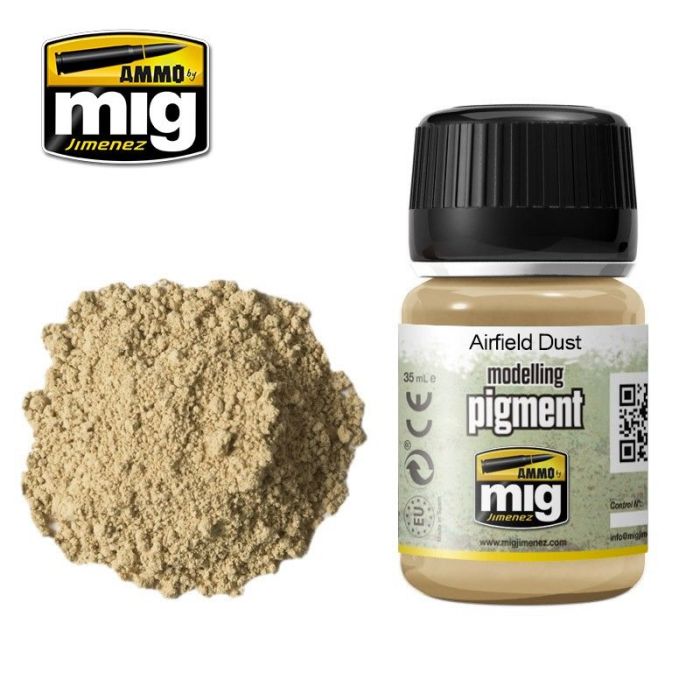 SUPERFINE PIGMENT AIRFIELD DUST JAR 35 ML A.MIG-3011