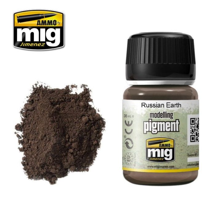 SUPERFINE PIGMENT RUSSIAN EARTH JAR 35 ML A.MIG-3014