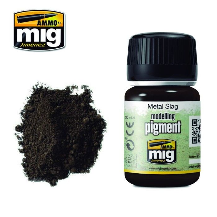 SUPERFINE PIGMENT METAL SLAG JAR 35 ML A.MIG-3020