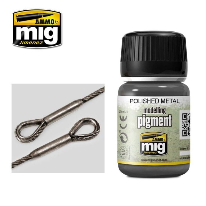 SUPERFINE PIGMENT POLISHED METAL JAR 35 ML A.MIG-3021