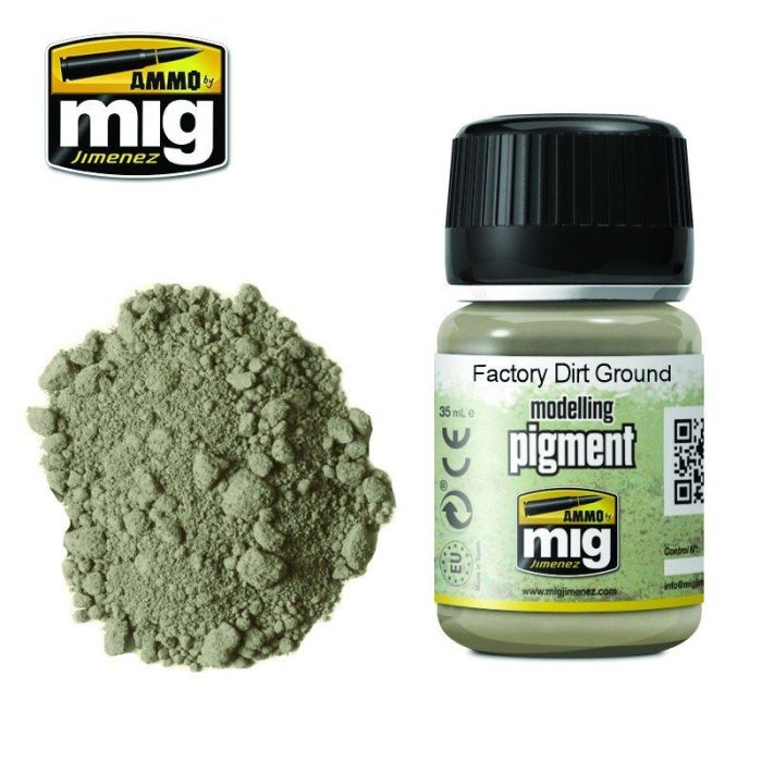 SUPERFINE PIGMENT FACTORY DIRT GROUND JAR 35 ML A.MIG-3030