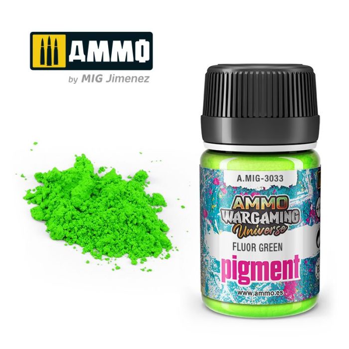 WARGAMING PIGMENT FLUOR GREEN 35 ML A.MIG-3033